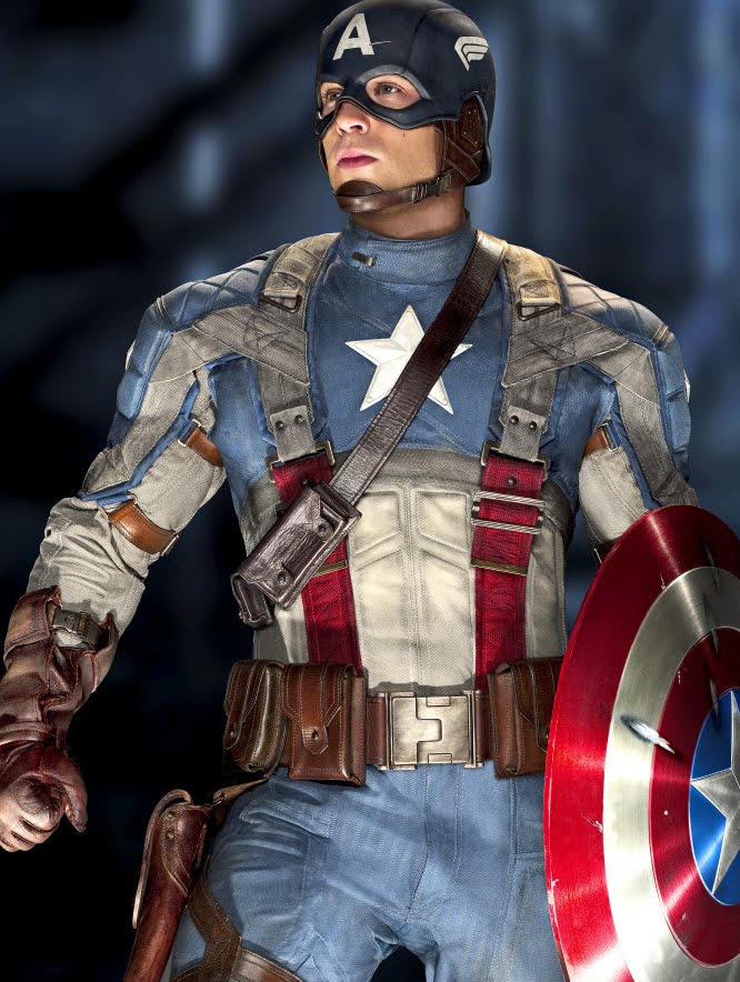 There's something about Chris Evans's mouth that always looks wrong to me when he wears the helmet.